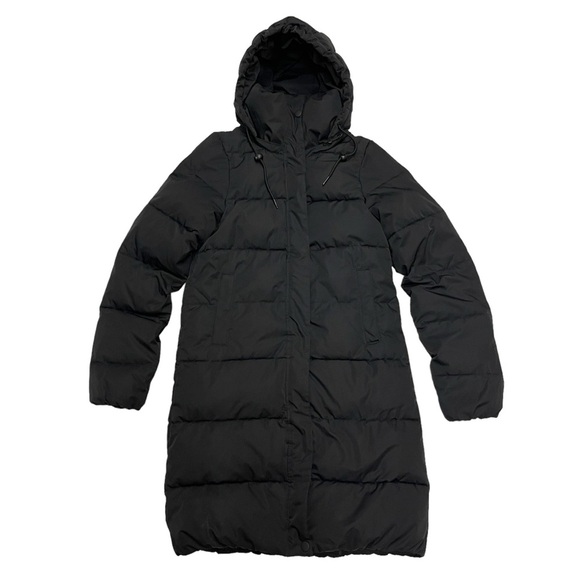 Ripzone puffer parka long Jacket size XS black quilted Winter Jacket - Picture 15 of 15